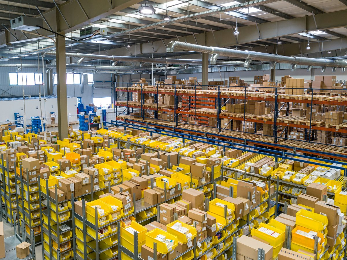 Metal products and logistics warehouse